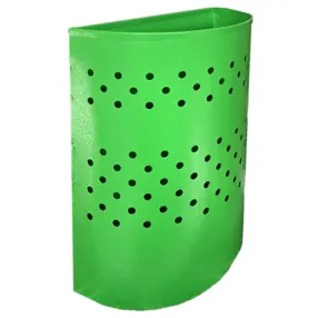 металлическая урна для бумаг с перфорацией