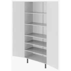 шкаф медицинский для белья и одежды титан мд-5505.01