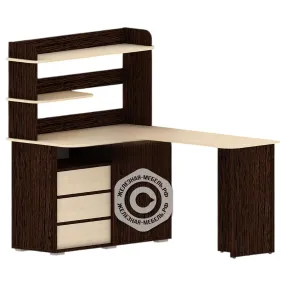 стол левосторонний с надстройкой оф-ст-287