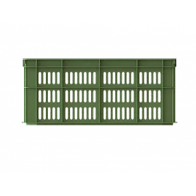 ящик универсальный пищевой лёгкий, большая перфорация (600х400х250)