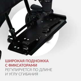 кресло-коляска эвита нео (бело-голубая, литая)