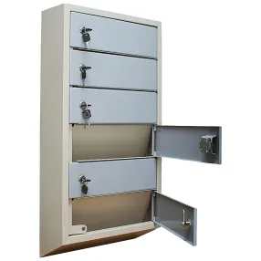 почтовый ящик антивандальный шап (т) - 01 - 5 ячеек