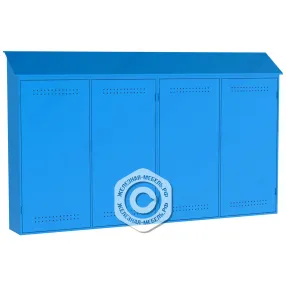 металлический шкаф для рампы 4000х500х2400 мм