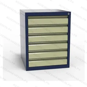 верстак на каркасе двухтумбовый свк-2т.06.06.19.ф4