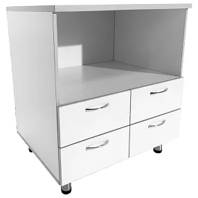 тумба медицинская для аппаратуры md тм 13.21 (белый)