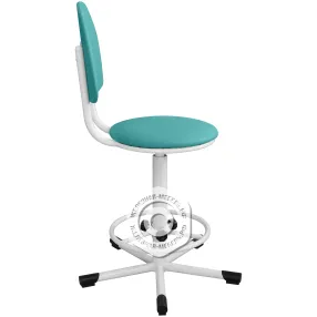 кресло на винтовой опоре кр02 с регулируемой опорой для ног