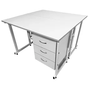 стол лабораторный островной сло 22.003 (белый)