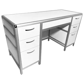 стол лабораторный med 10.007al (белый)