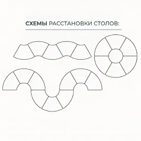 стол flap трапеция (модель стs-8)