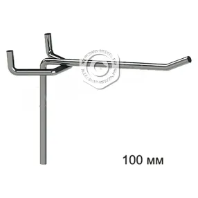 крючок на торговую панель одинарный без ценникодержателя