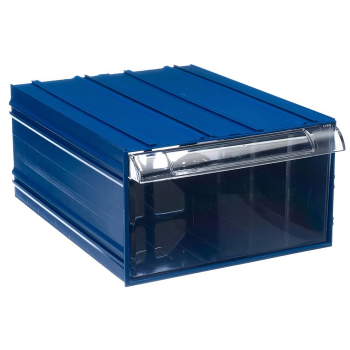 Пластиковый короб С-510 синий-прозрачный