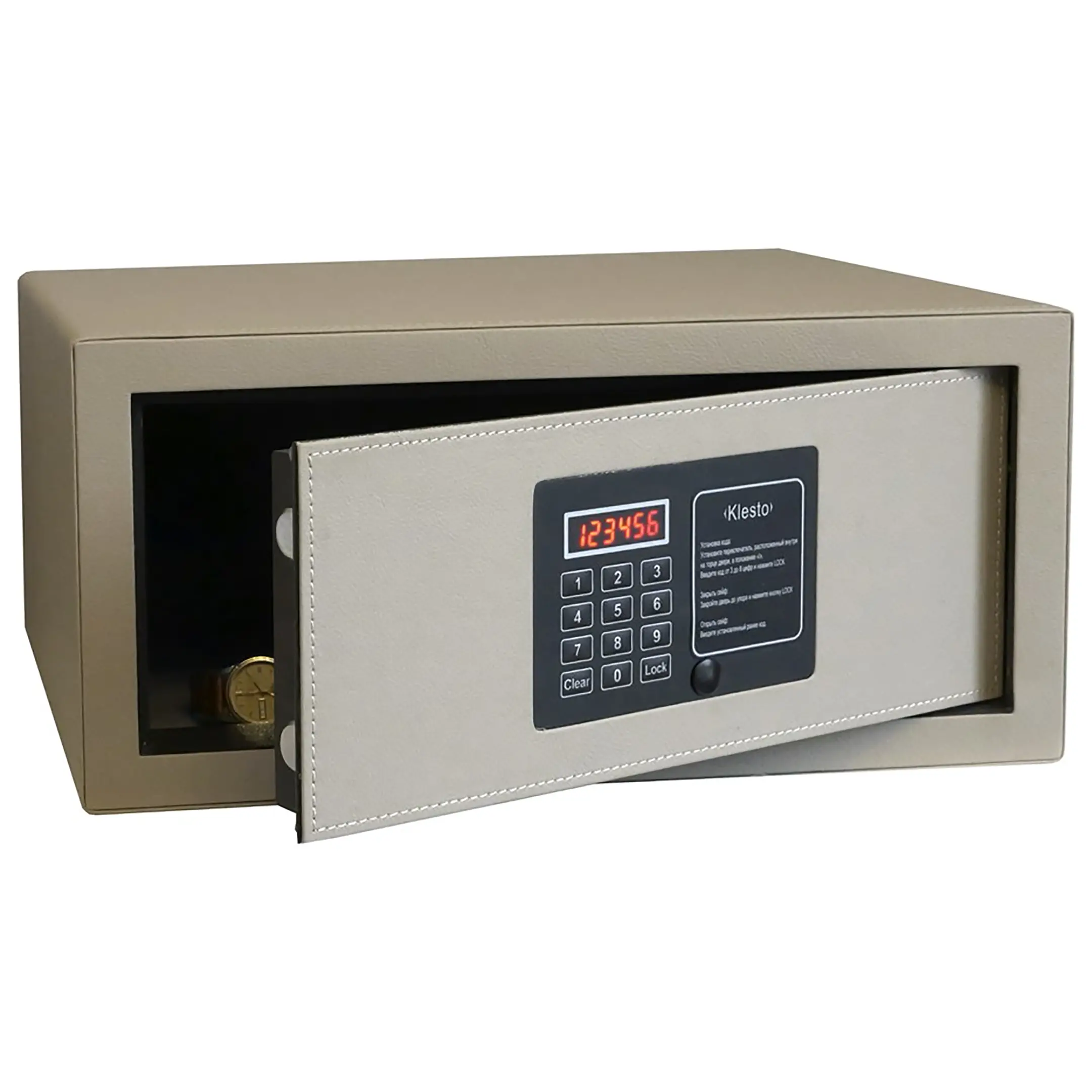 сейф мебельный klesto 202 luxe light gray