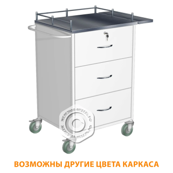 Стол манипуляционный СИА-3 (каркас белый)