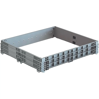 Паллетная рама складная штабелируемая 1200х1000х200, арт. Паллетная рама СПР 1210