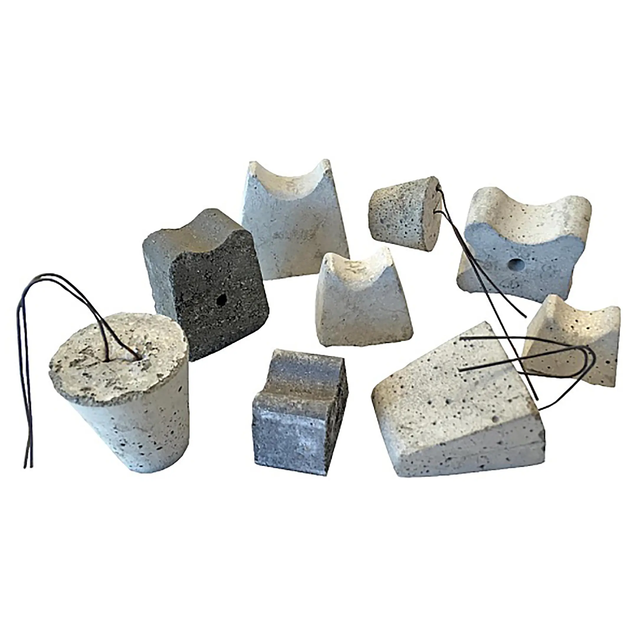 Бетонный фиксатор арматуры кость с проволокой 35/40/45/50 мм, упаковка 250 шт