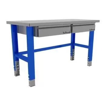 стол металлический промышленный 1500 мм proffi-cmp 2 выдвижных ящика