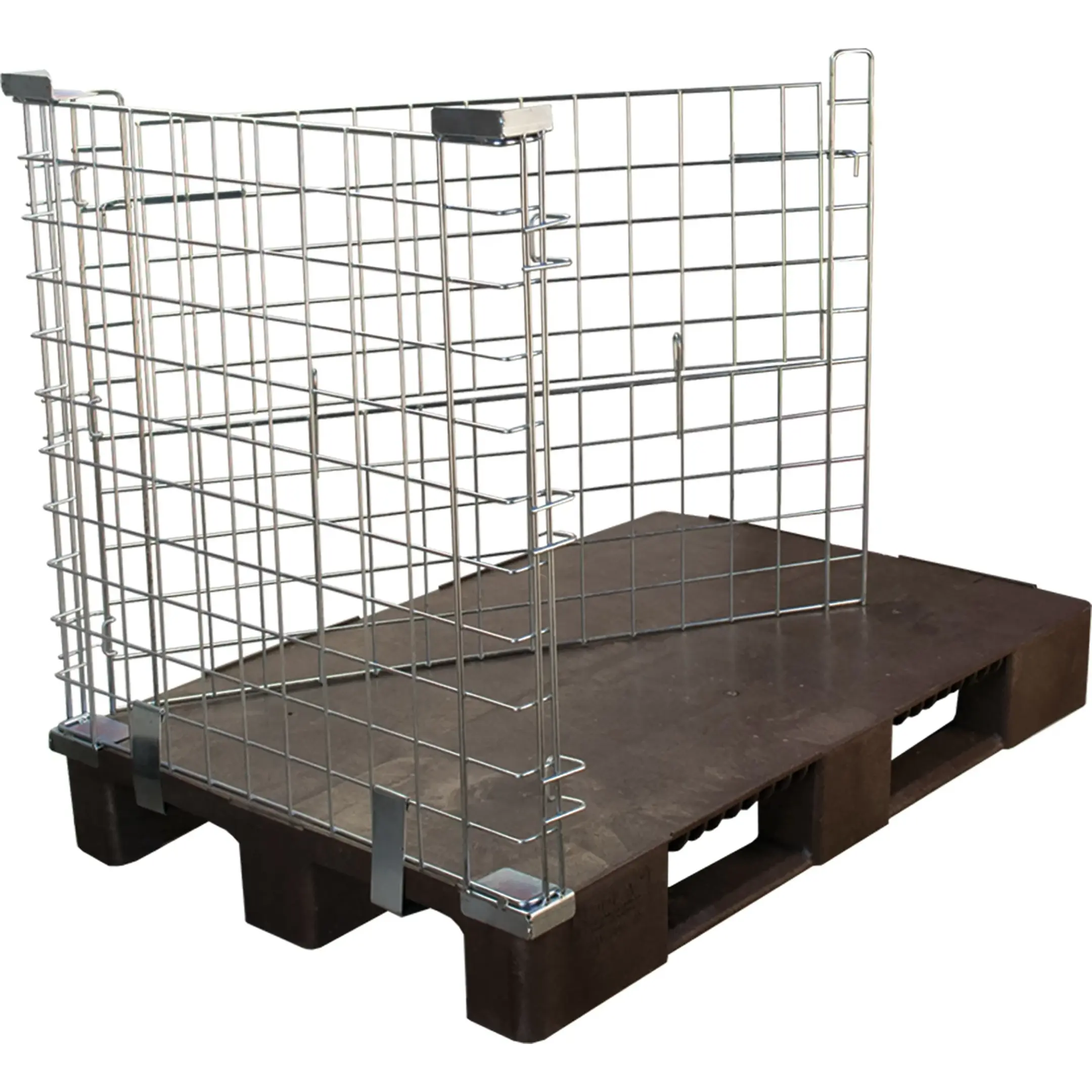 контейнер разборный оцинкованный на паллете 1200х800х1030 мм (арт. кмб)