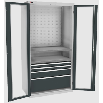 Шкаф инструментальный ВС-055-02 с дверьми с окнами