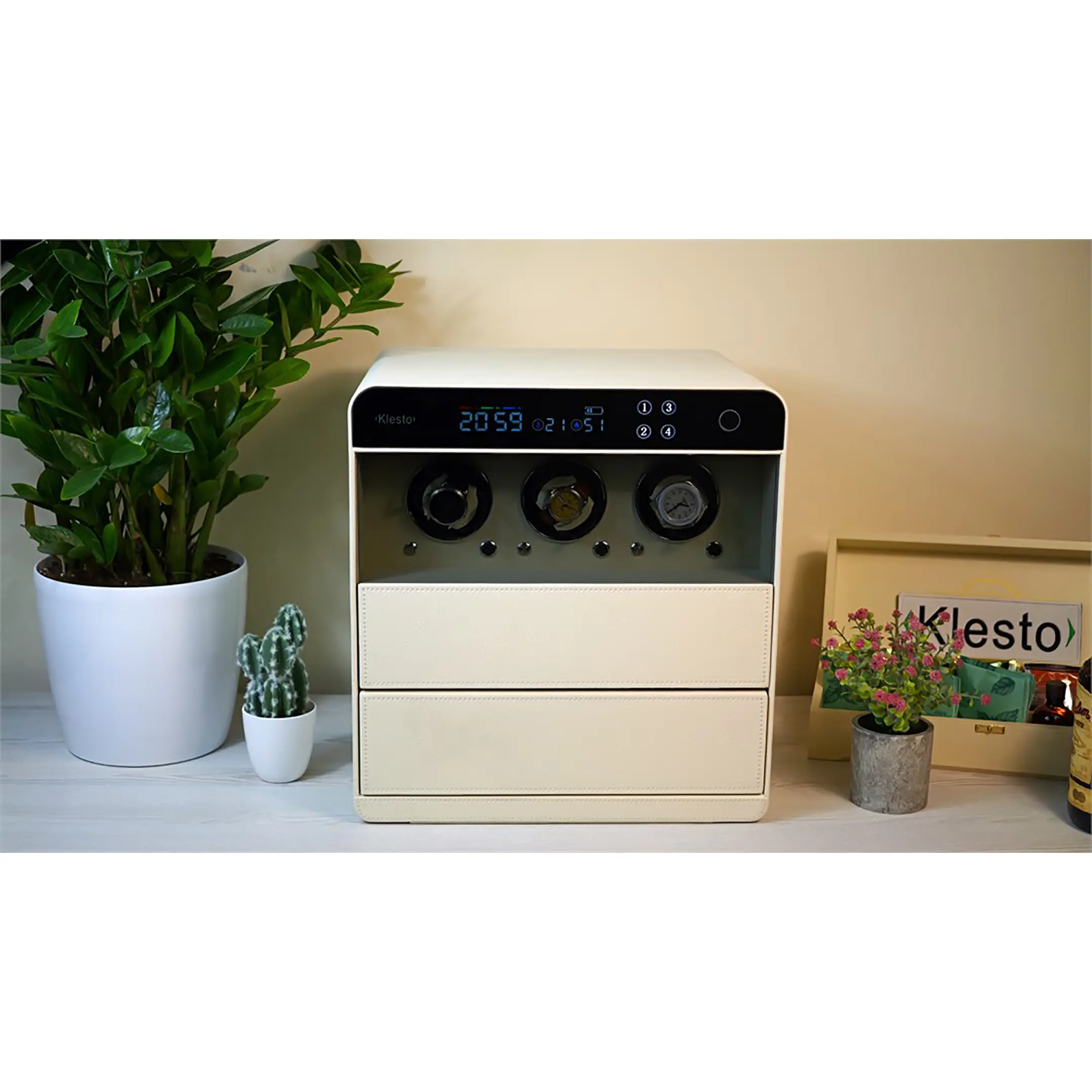 сейф мебельный klesto smart jsm3 слоновая кость