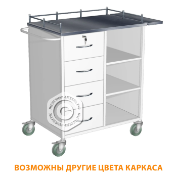 Стол манипуляционный СИА-5 (каркас белый)