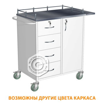 Стол манипуляционный СИА-4 (каркас белый)