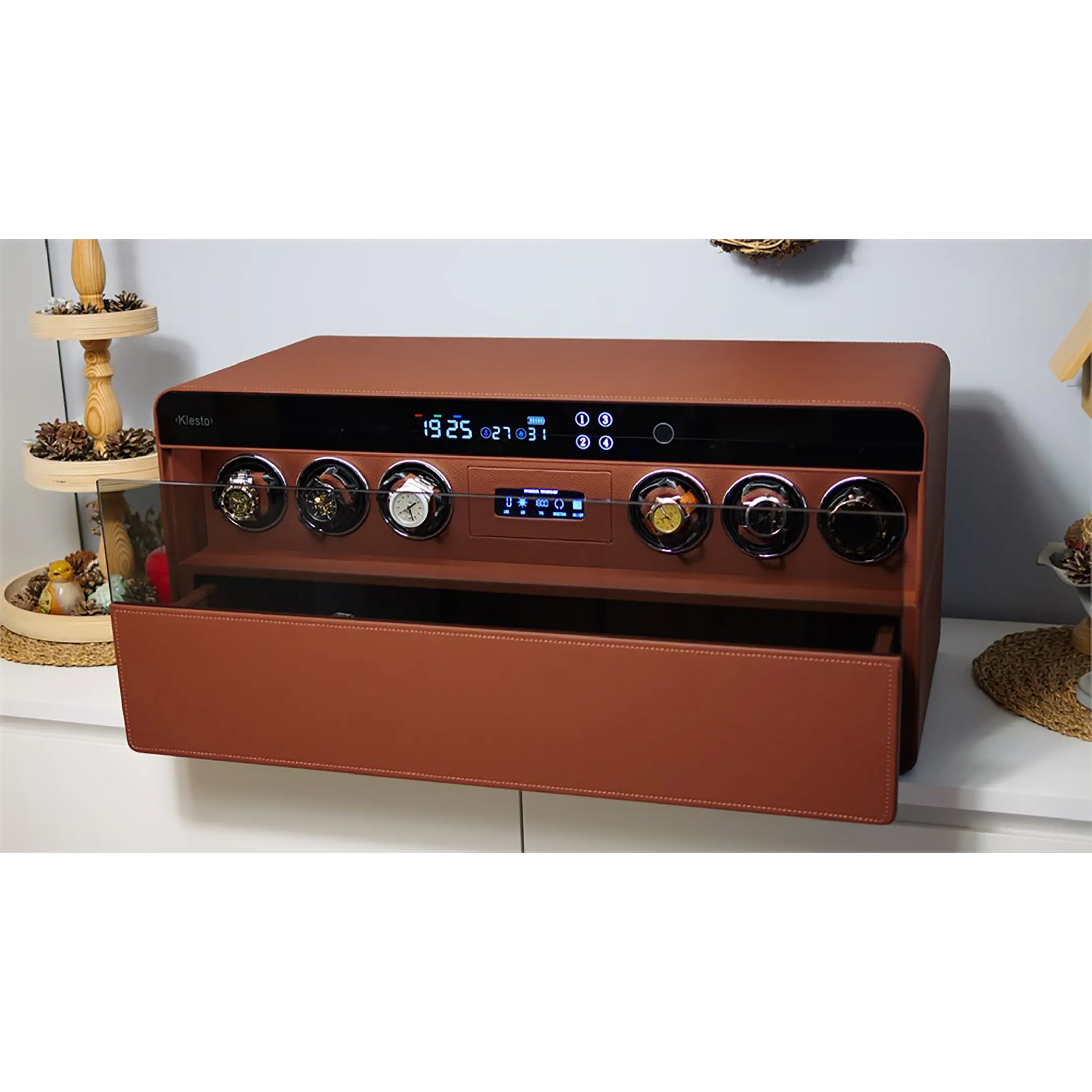 сейф мебельный klesto smart jsm6 рубиновая кожа