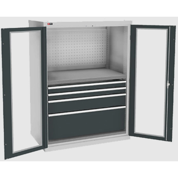 Шкаф инструментальный ВС-053-02 с дверьми с окнами